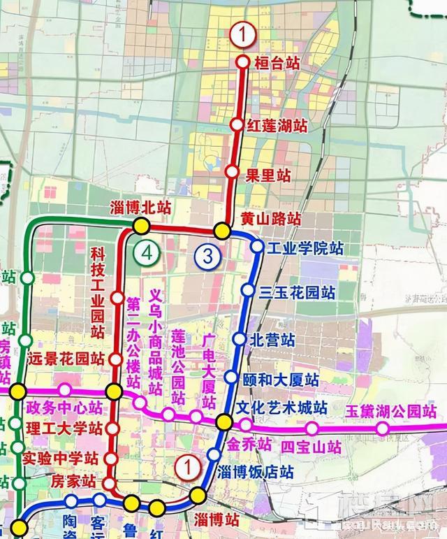 淄博輕軌2號規(guī)劃圖揭秘，未來城市交通藍(lán)圖展望